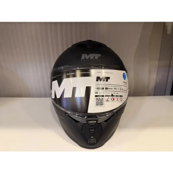 KASK MT THUNDER 4R SV PURE MAT SİYAH