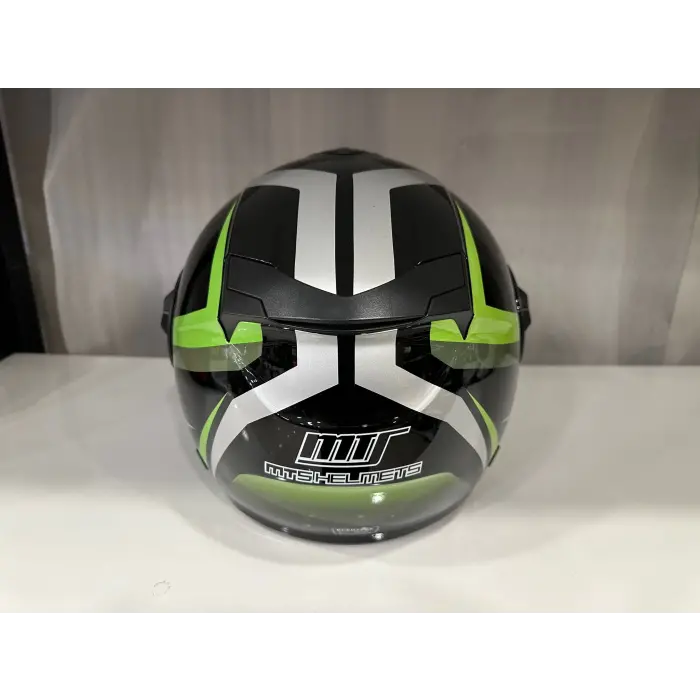 KASK MTS 625 WASP ÇENESİZ GÜNEŞ GÖZLÜKLÜ YEŞİL/SİYAH