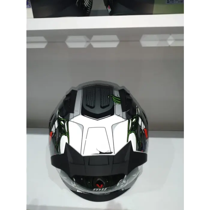 KASK MTS PRO 801 WAR GÜNEŞ GÖZLÜKLÜ MAT GRİ/KIRMIZI