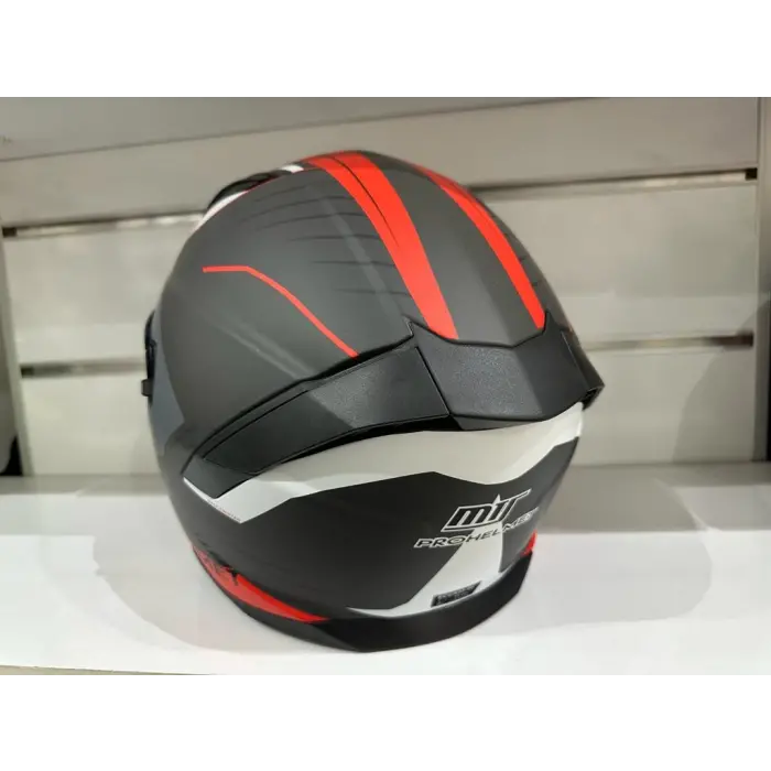 KASK MTS PRO 910 TWISTER GÜNEŞ GÖZLÜKLÜ KIRMIZI/GRİ