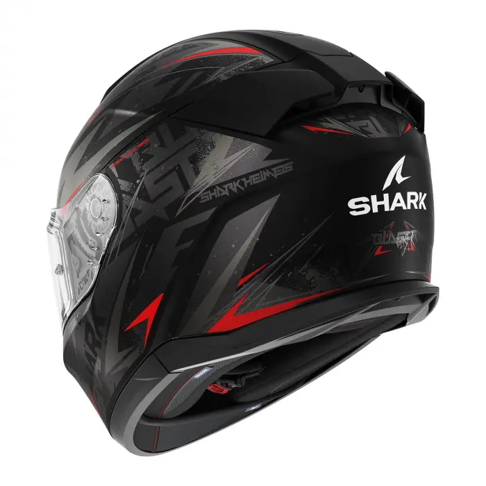 Kask Shark D-Skwal 3 Blast-R Mat Siyah/Kırmızı