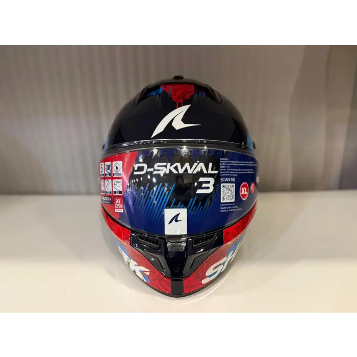 Kask Shark D-SKWAL 3 SPEED-VIB Blue Red Blue