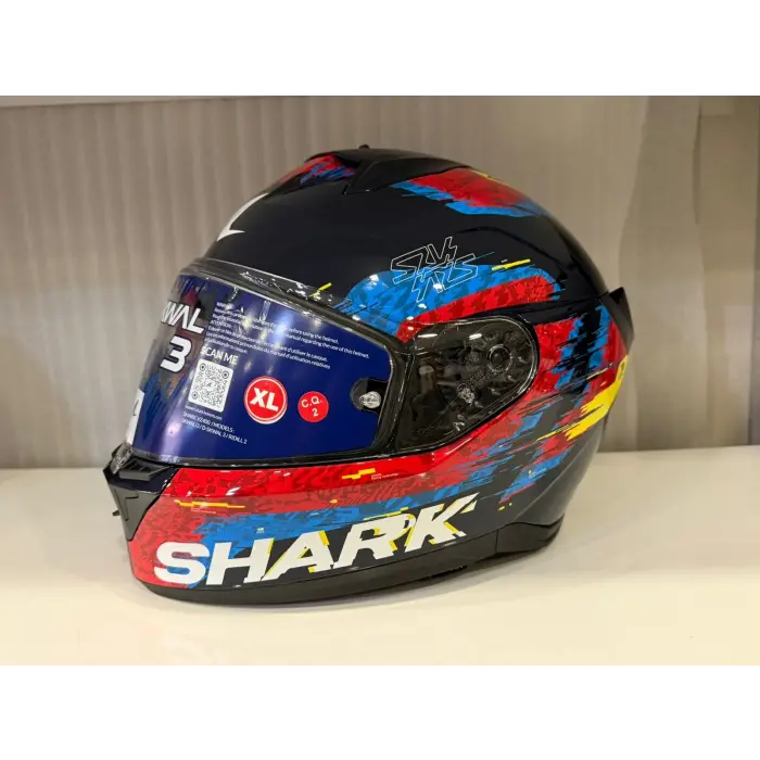 Kask Shark D-SKWAL 3 SPEED-VIB Blue Red Blue