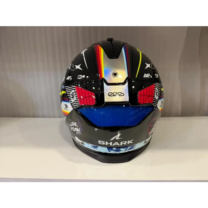 Kask Shark D-SKWAL 3 STREETRUSH Siyah Mavi Krom