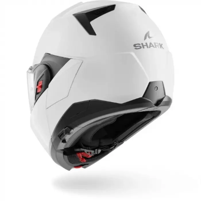 Kask Shark Oxo Blank Beyaz Çene Açılır
