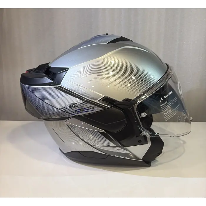 Kask Shark Oxo Speed-Tech Çene Açılır GÜMÜŞ