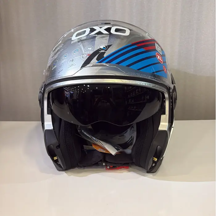 Kask Shark Oxo Speed-Tech Çene Açılır GÜMÜŞ