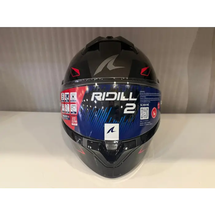 Kask Shark Rıdıll 2 MEKARIUM Black Anthracite Red