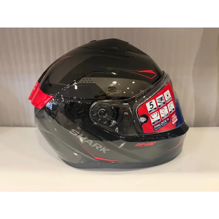 Kask Shark Rıdıll 2 MEKARIUM Black Anthracite Red