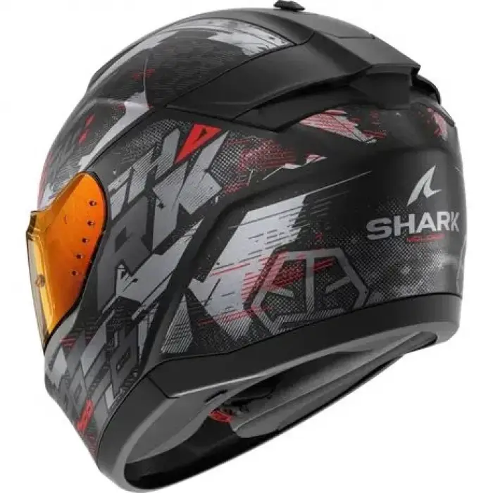 Kask Shark Rıdıll 2 Molokai Mat Siyah/Kırmızı