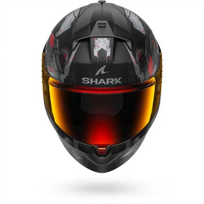 Kask Shark Rıdıll 2 Molokai Mat Siyah/Kırmızı