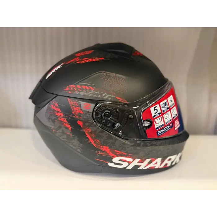 Kask Shark Rıdıll 2 SPEED-VIB Matte Black Anthracite Red