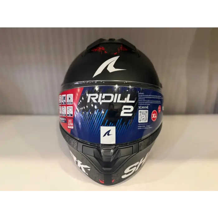 Kask Shark Rıdıll 2 SPEED-VIB Matte Black Anthracite Red