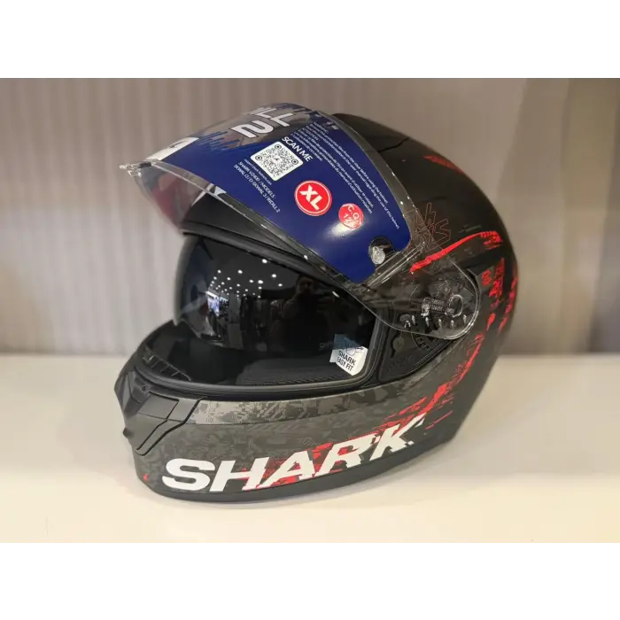 Kask Shark Rıdıll 2 SPEED-VIB Matte Black Anthracite Red