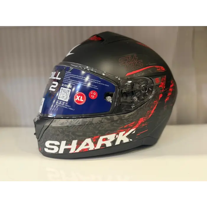 Kask Shark Rıdıll 2 SPEED-VIB Matte Black Anthracite Red