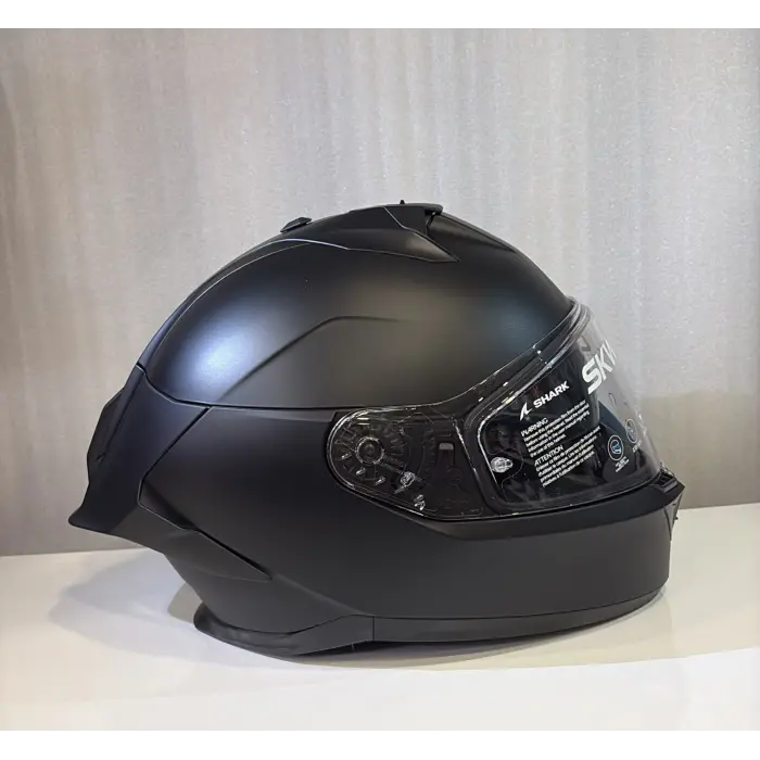 Kask Shark Skwal Cup Dark Shadow Mat Siyah Kapalı