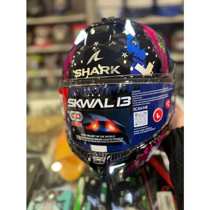 KASK SHARK SKWAL İ3 HELLCAT +RENKLİ CAM