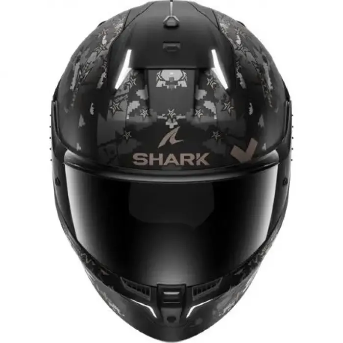 KASK SHARK SKWAL İ3 HELLCAT +RENKLİ CAM GOLD