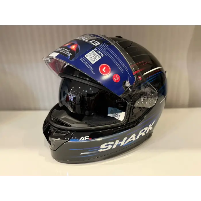 Kask Shark Skwal İ3 Lıght-Blur Siyah/Kırmızı/Mavi