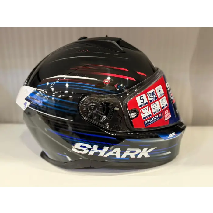 Kask Shark Skwal İ3 Lıght-Blur Siyah/Kırmızı/Mavi