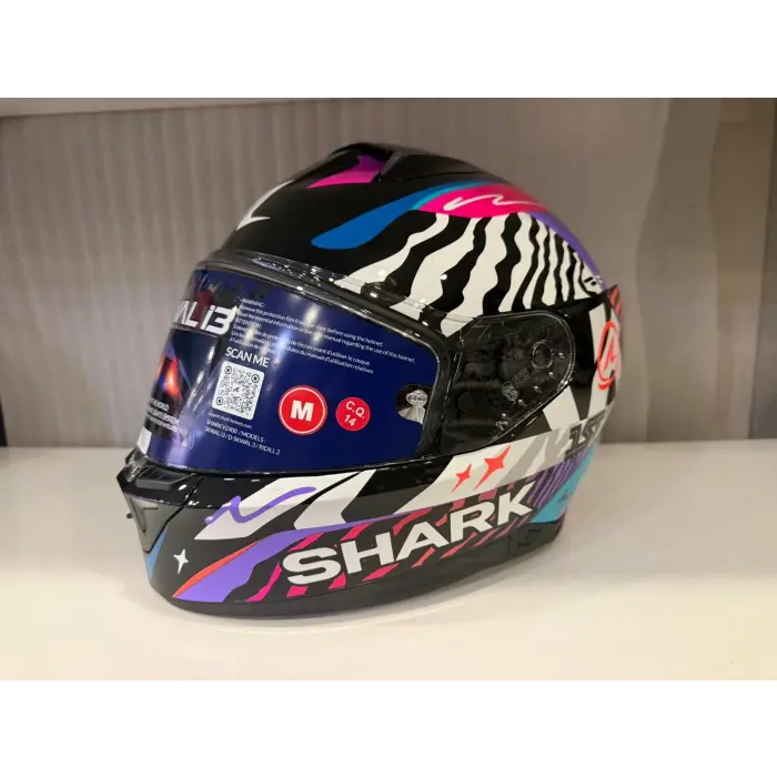 Kask Shark Skwal İ3 SPEED-FANCY Black White Blue
