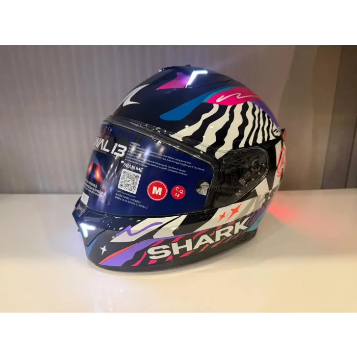 Kask Shark Skwal İ3 SPEED-FANCY Black White Blue