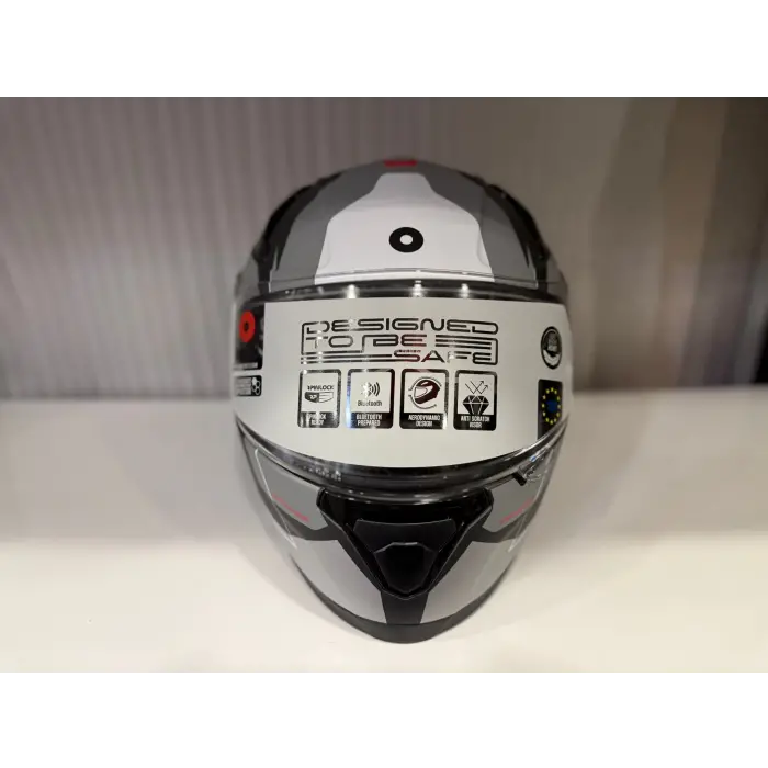 KASK SHIRO KATANA SV ORBE MAT GRİ/SİYAH