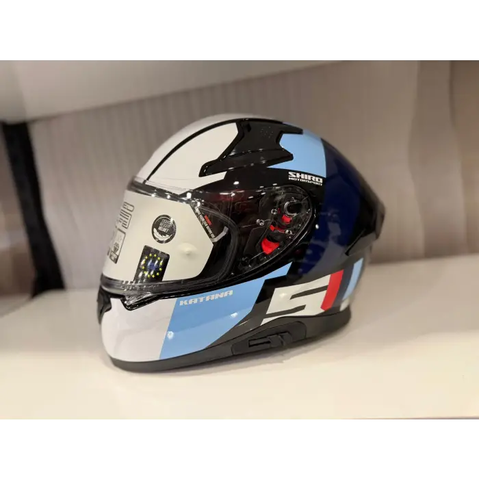 KASK SHIRO KATANA SV S POWER MAVİ/LACİVERT/BEYAZ