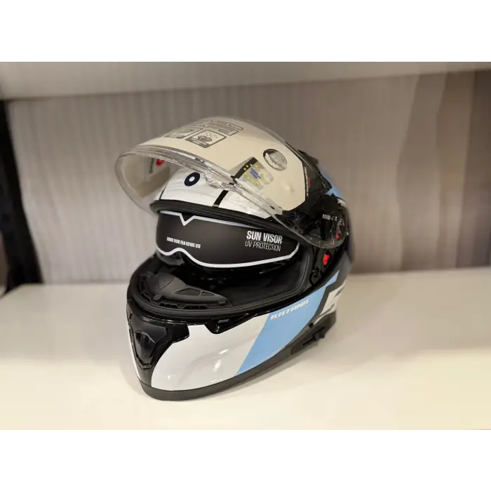 KASK SHIRO KATANA SV S POWER MAVİ/LACİVERT/BEYAZ