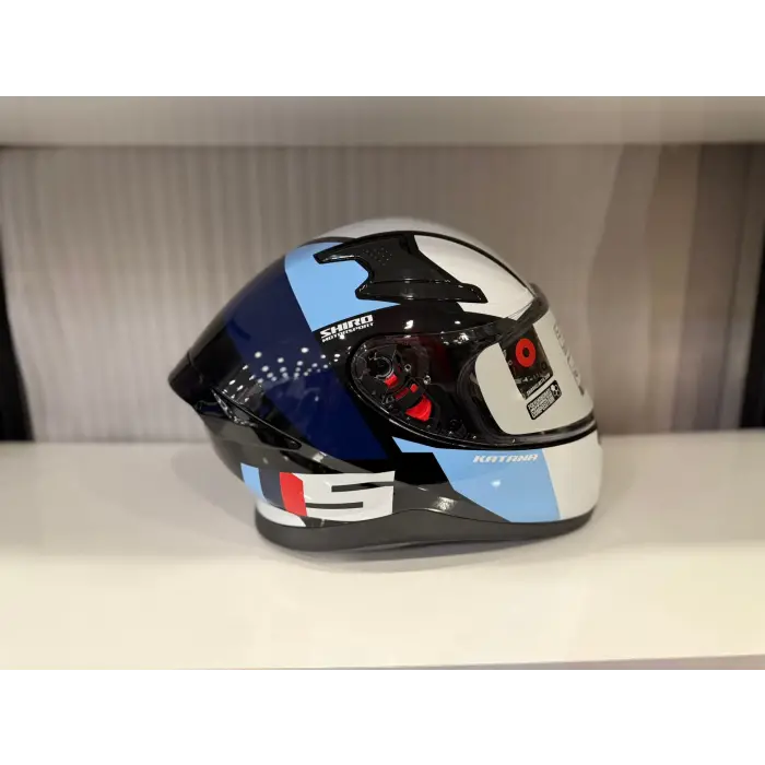 KASK SHIRO KATANA SV S POWER MAVİ/LACİVERT/BEYAZ