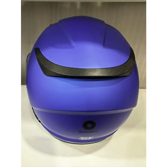 KASK SHIRO SH-508 MAT MAVİ ÇENE AÇILIR