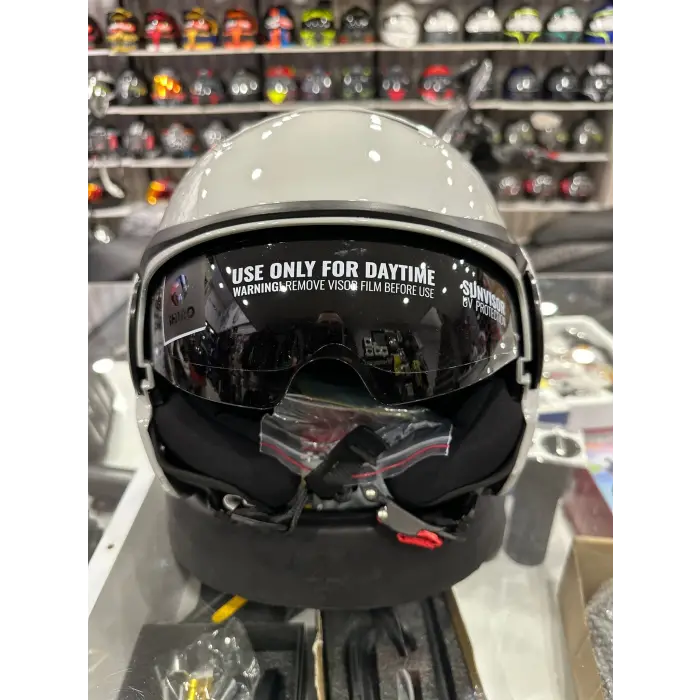 KASK SHIRO SH-64 TOKİO SV ÇENESİZ NARDO GRİ