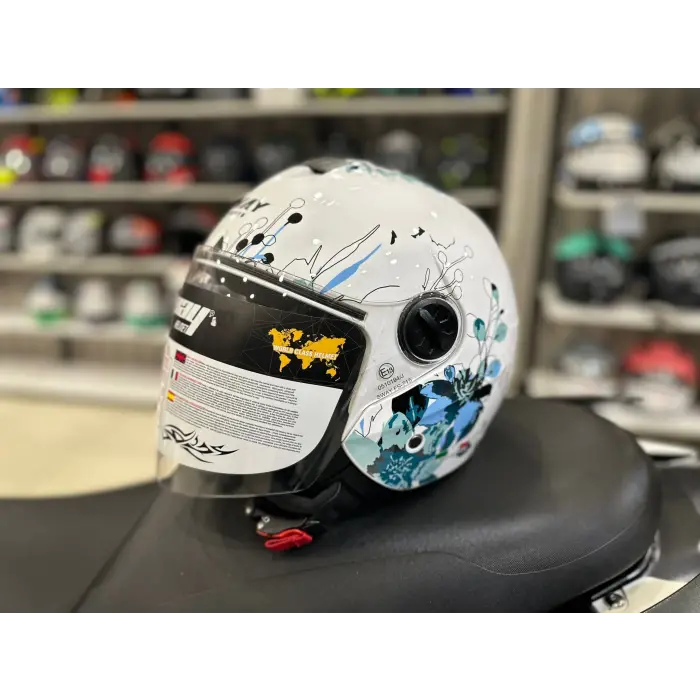 SWAY Sw-715 İris Çenesiz Whıte /Blue