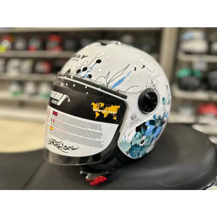 SWAY Sw-715 İris Çenesiz Whıte /Blue