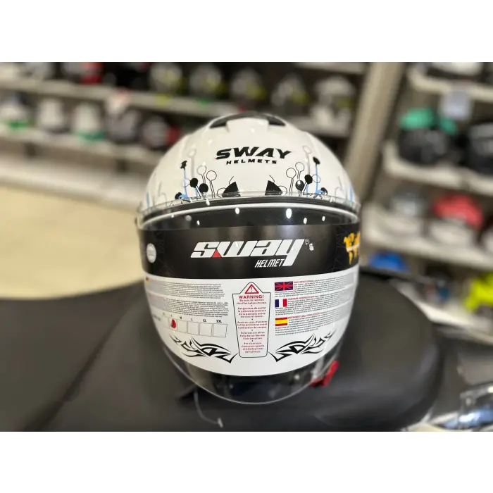 SWAY Sw-715 İris Çenesiz Whıte /Blue