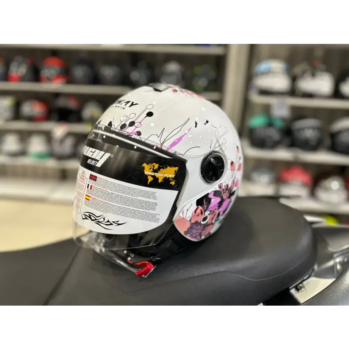 SWAY Sw-715 İris Çenesiz Whıte /Pink