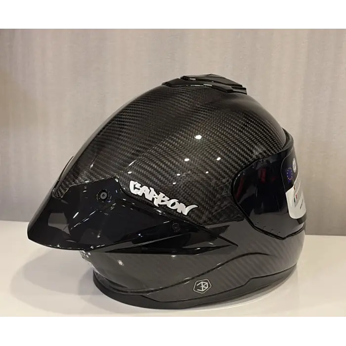 KASK SWAY 861F D CARBON PARLAK SİYAH