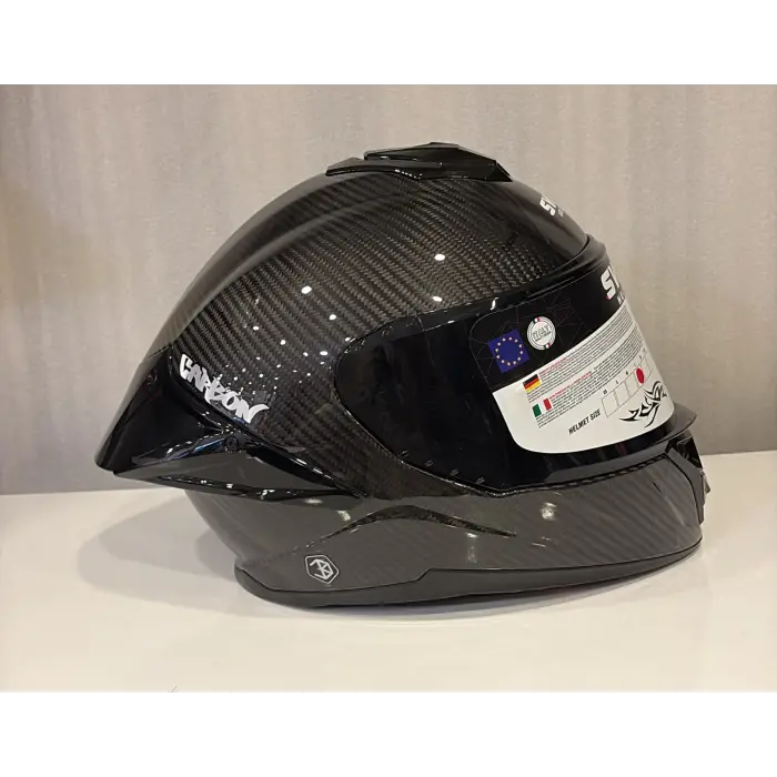 KASK SWAY 861F D CARBON PARLAK SİYAH