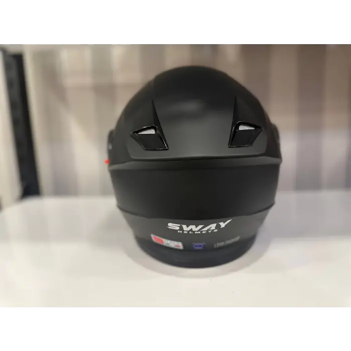 KASK SWAY 926 MAT SİYAH ÇENE AÇILIR