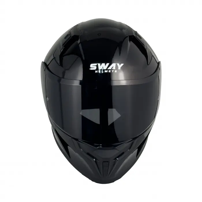 KASK SWAY F357 Kask PARLAK SİYAH