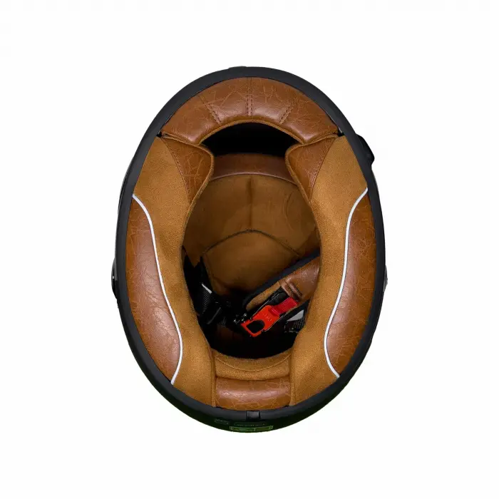 KASK SWAY SW-V6 RETRO MAT SİYAH