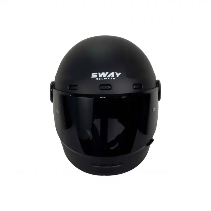 KASK SWAY SW-V6 RETRO MAT SİYAH
