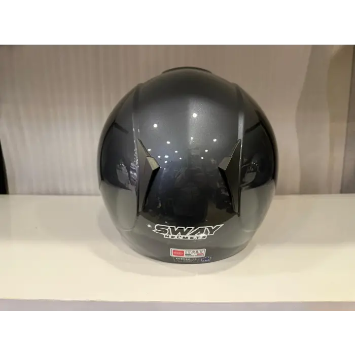 KASK SWAY SW 715 HD GREY (Aynalı Vizör)