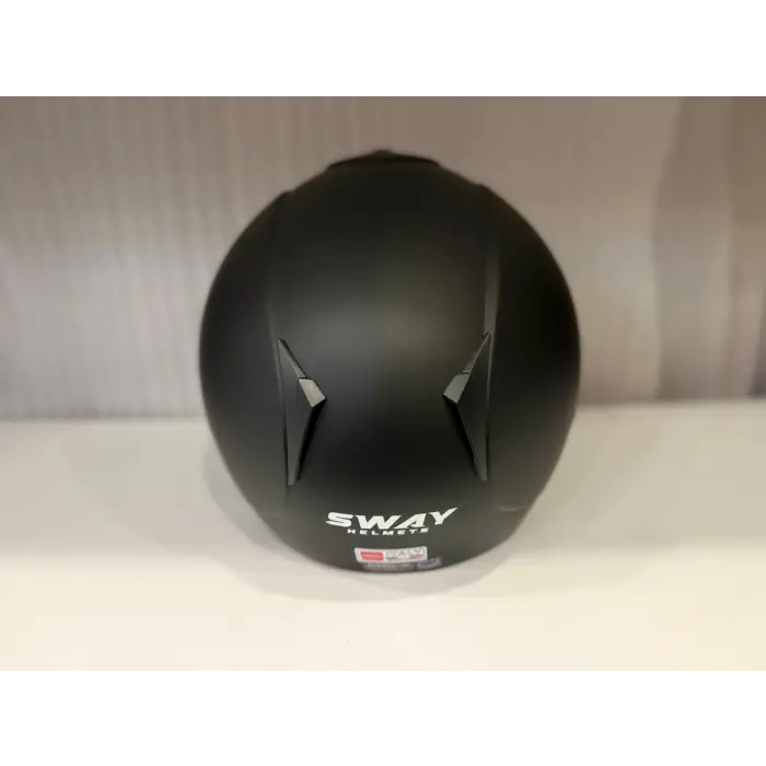 KASK SWAY SW 715 Matt Black (Aynalı Vizör)