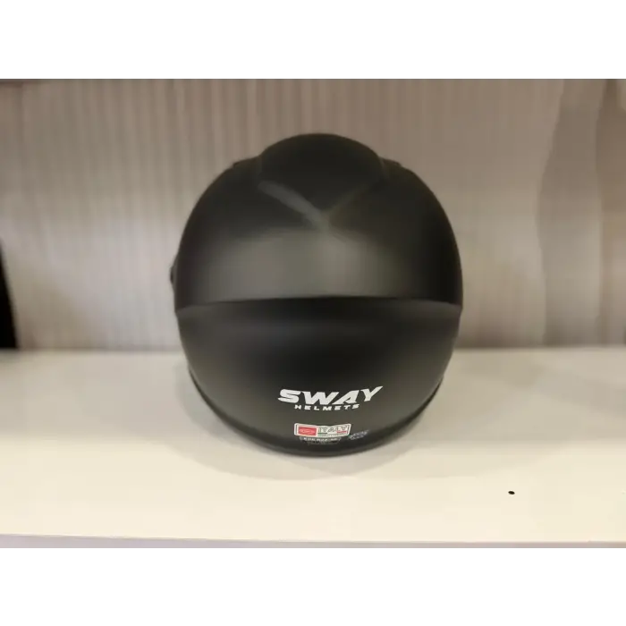 KASK SWAY SW 765 Matt Black (GÜMÜŞ VİZÖR)