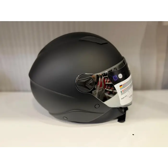 KASK SWAY SW 765 Matt Black (GÜMÜŞ VİZÖR)