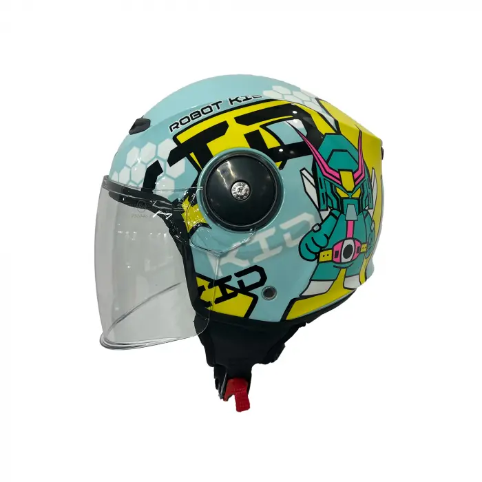 KASK SWAY SW 814 ROBOT KIDS Light Blue (ÇOCUK)