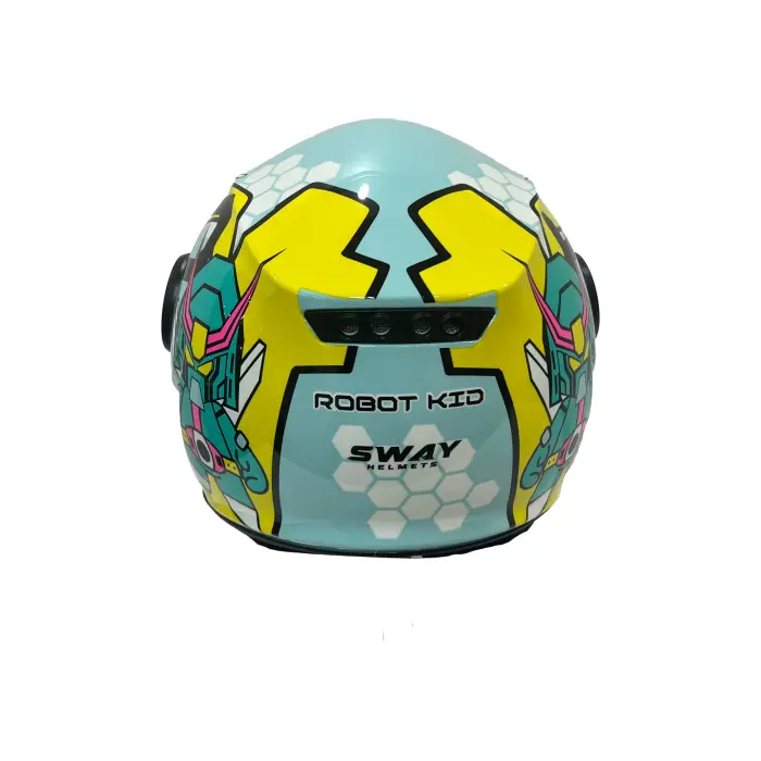 KASK SWAY SW 814 ROBOT KIDS Light Blue (ÇOCUK)