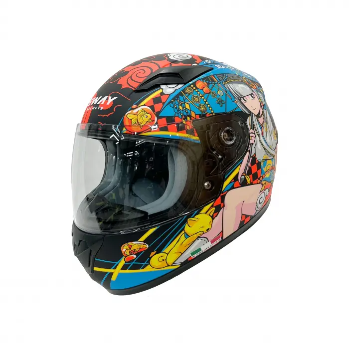 KASK SWAY SW 815K SPIRIT Red Blue Full Face