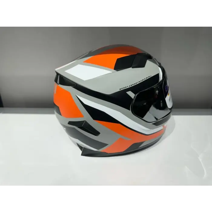 KASK SWAY SW 820 AIX FULL FACE GÜMÜŞ VİZÖR